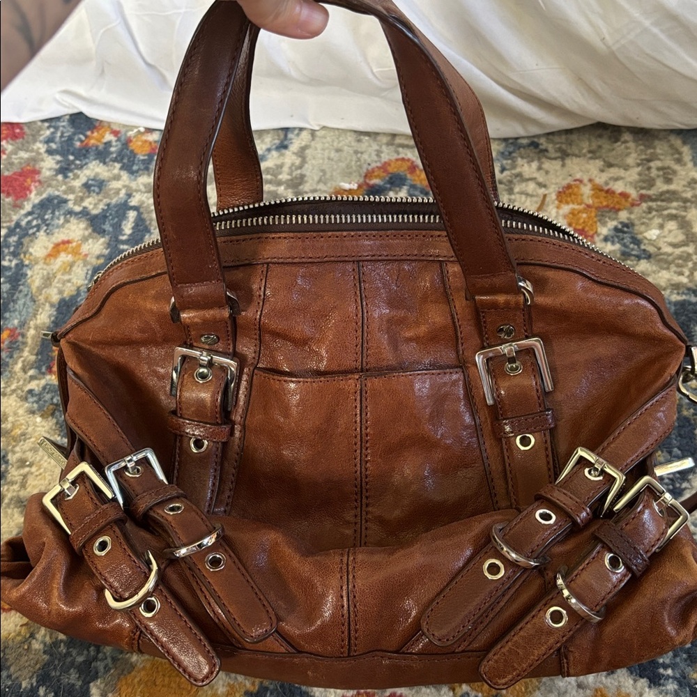 Michael Kors purse Milo Leather satchel - Picture 4 of 7